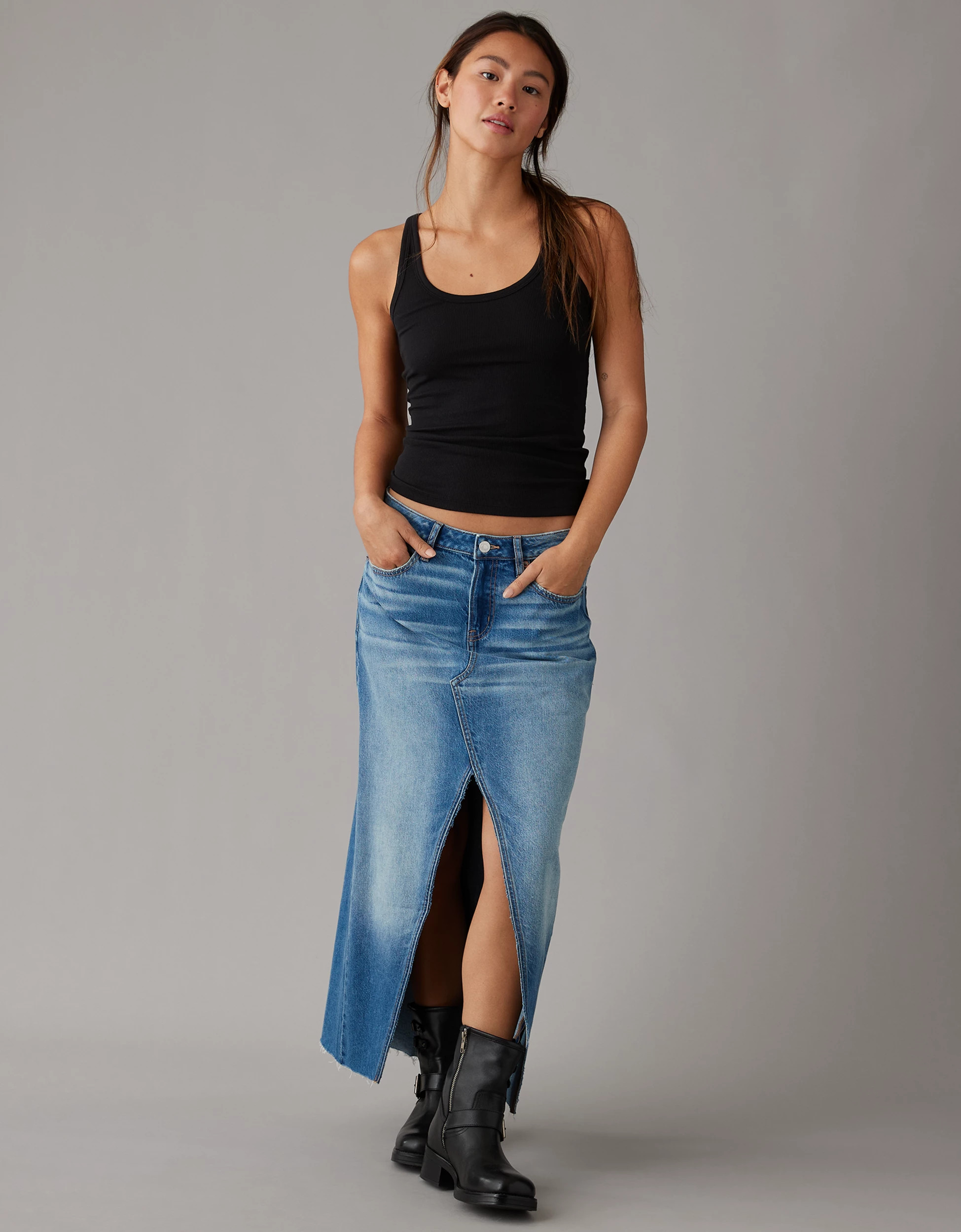 AE Boyfriend Scoop Tank Top | American Eagle Outfitters (US & CA)