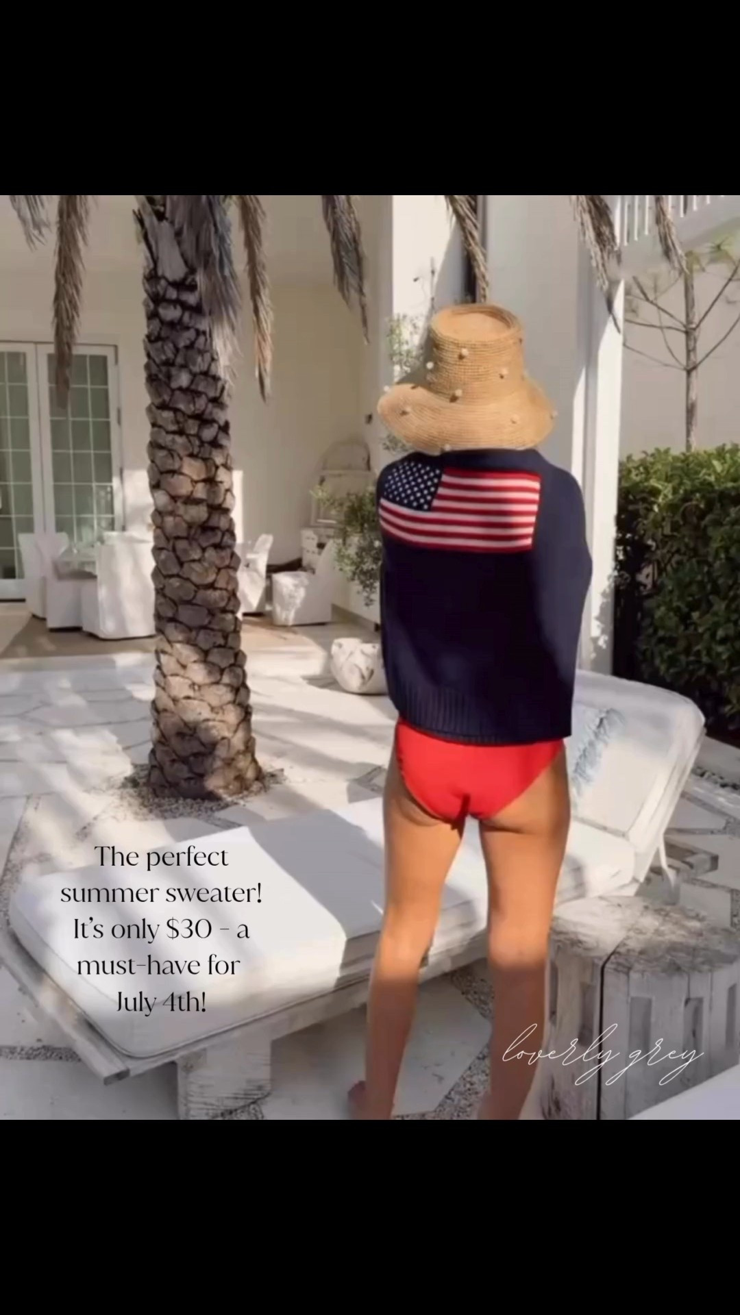 You need this sweater for summer! I got a size M in it & S in the swimsuit!

Loverly Grey, Target, flag sweater, classic sweater, summer sweater, 4th of july outfit inspo 

#LTKSummerEdit #LTKSwim