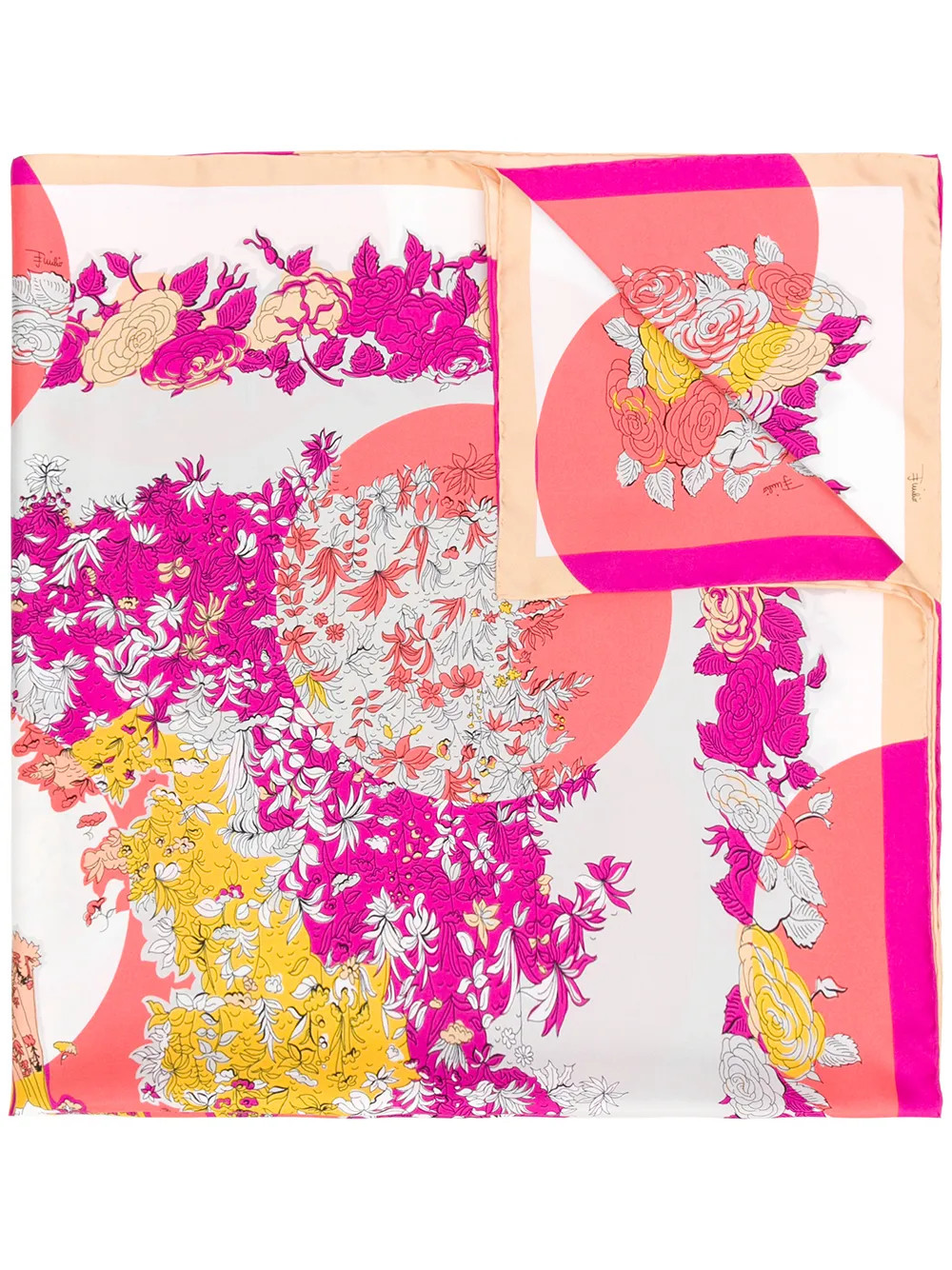Emilio Pucci printed foulard - Pink | FarFetch Global
