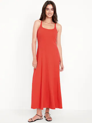 Sleeveless Ribbed Maxi Dress | Old Navy (CA)