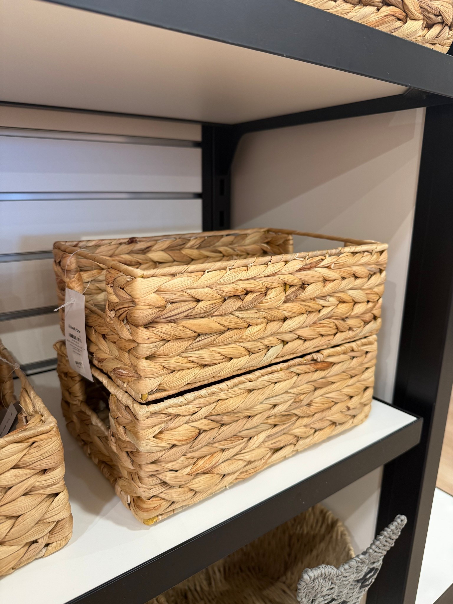 Love these decorative bins! 