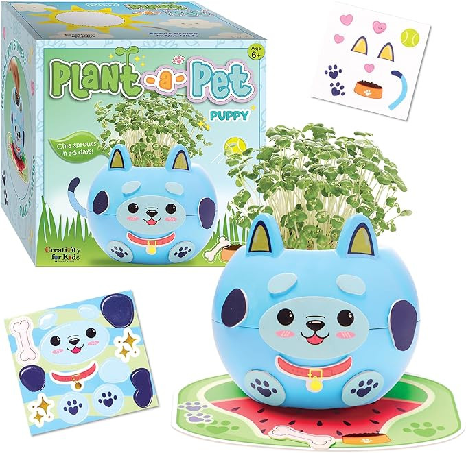 Creativity for Kids Plant-A-Pet: Puppy Toys for Girls - Small Gifts and Stocking Stuffers for Gir... | Amazon (US)