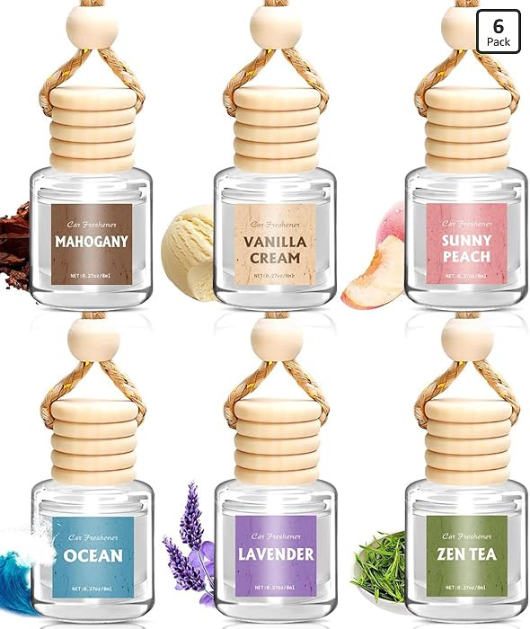 AROIC Car Air Freshener for Women, 6 Pack Air Freshener Diffuser, Mothers Day Gift for Mom, Hangi... | Amazon (US)