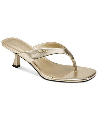 Women's Mackey Heeled Thong Dress Sandals | Macy's
