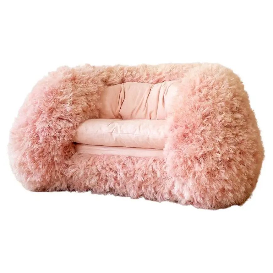 Fernando Laposse, Pink Furry Armchair | 1stDibs