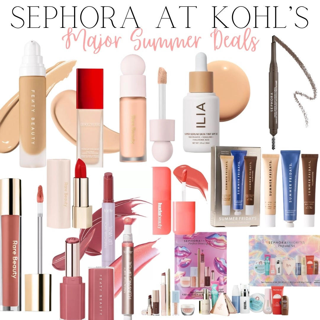 Calling all makeup lovers 💄✨ The Sephora at Kohl's Major Summer Deals Event is the perfect excuse to refresh your beauty routine. We’re sharing some makeup favorites worth checking out during the sale, whether you're restocking everyday essentials or treating yourself to something new! @kohls  @Sephora  #kohls #kohlspartner #sephoraatkohls

#LTKselfcare #LTKSaleAlert #LTKBeauty