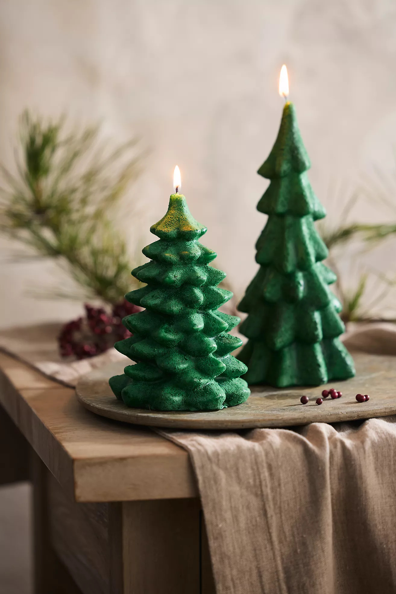 Evergreen Tree Candle | Anthropologie (US)