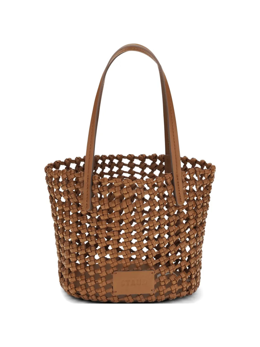 STAUD Caro Woven Bucket Bag | Brown | FARFETCH HU | Farfetch Global
