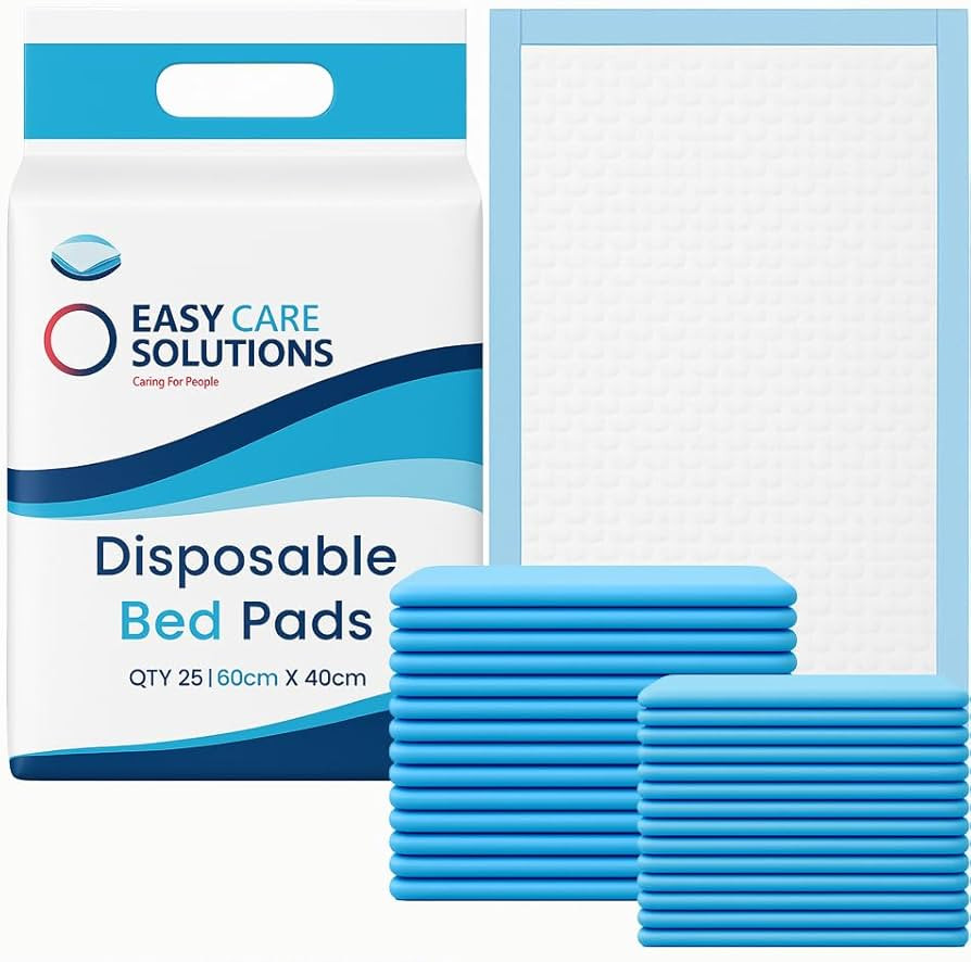 100 x Easy Care Solutions 40 x 60 cm | Disposable Incontinence Bed Pads, Underpads, Bed Mats, Mat... | Amazon (UK)