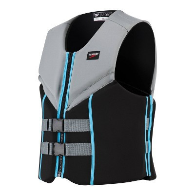 Speedo Men's Sport Premium PFD - M: Life Jacket Vests, Buckle Closure, PVC, Spandex, Polyester | Target