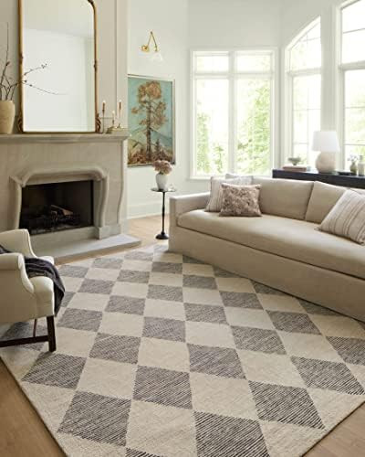 Loloi Chris Loves Julia Francis Collection FRA-01 Beige/Charcoal 2'-6" x 9'-9" Runner Rug | Amazon (US)