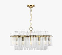 Scarlett Round Glass Chandelier (24"-32") | Pottery Barn (US)