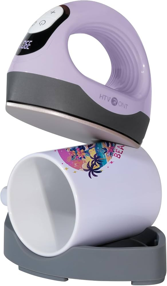 HTVRONT Mini Heat Press - 3 in 1 Heat Press Machine for T-Shirts Hats Mugs with Larger Flat Curve... | Amazon (US)