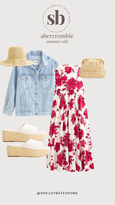 Summer outfit, from Abercrombie. Can’t go wrong with a jean jacket paired with a dress. It’s the summer staple duo! 



Straw hat, sun hat, jean jacket, strapless dress, summer dress, floral dress, straw bag, purse, summer purse, summer outfit, summer shoes, summer sandals, Abercrombie outfitt

#LTKStyleTip #LTKFindsUnder100