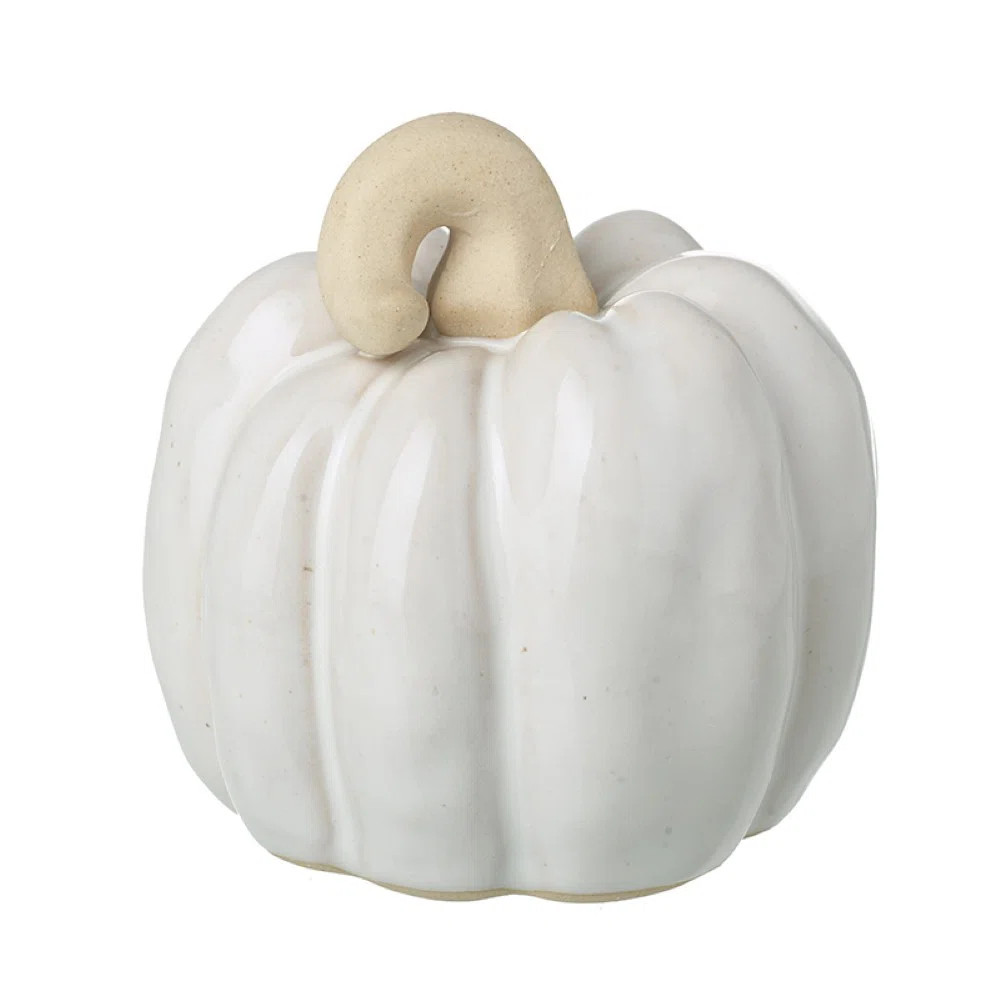 White Pumpkin Decoration | Wayfair UK