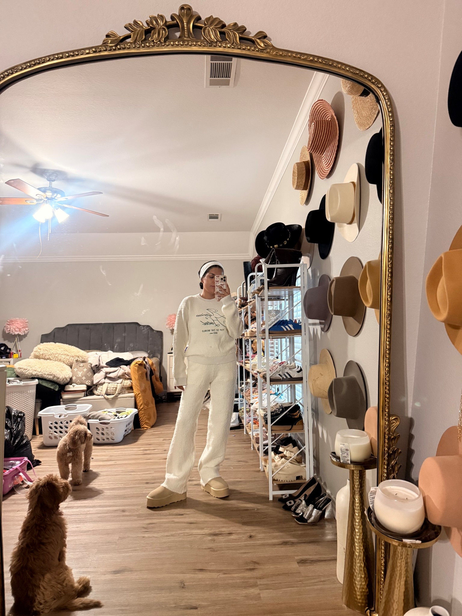 This cozy new set from @target is so comfy and perfect for the fall/winter days at home or even for a cold travel day! I got a xs on the pants and a small on the sweater.
#target #targetstyle #cozy #sweaterweather 

#LTKdayinmylife #LTKmomlife #LTKHoliday