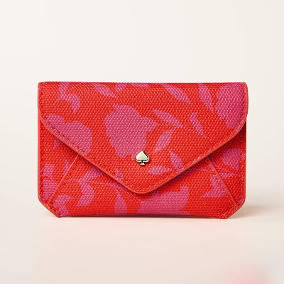 Classic Rose Envelope Card Case - kate spade new york x Target Pink/Red | Target