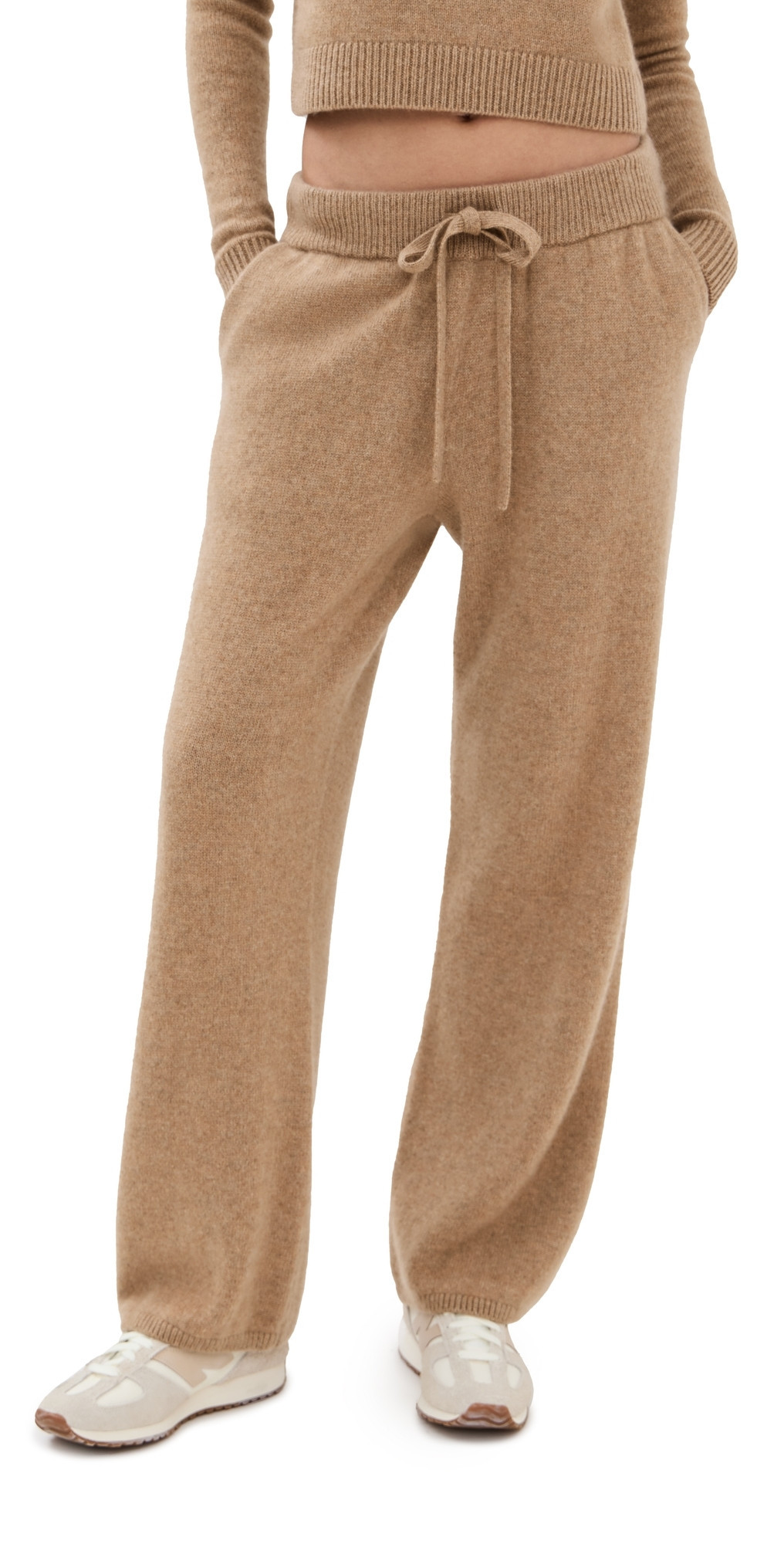 The Elder Statesman Cashmere Lounge Pants Camel L | Shopbop