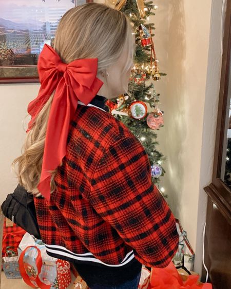 Christmas Hair Bow clip! Comes in a pack with both red & black bow hair clips! Perfect for Valentines Hair styles as well!

#hairbowclip #holidayhairaccessory #bowclip

#LTKstyletip #LTKSeasonal #LTKHoliday