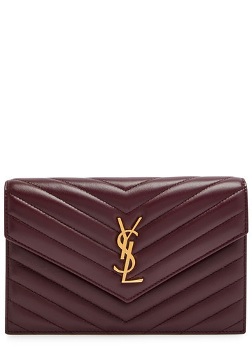Cassandre logo quilted leather wallet-on-chain | Harvey Nichols