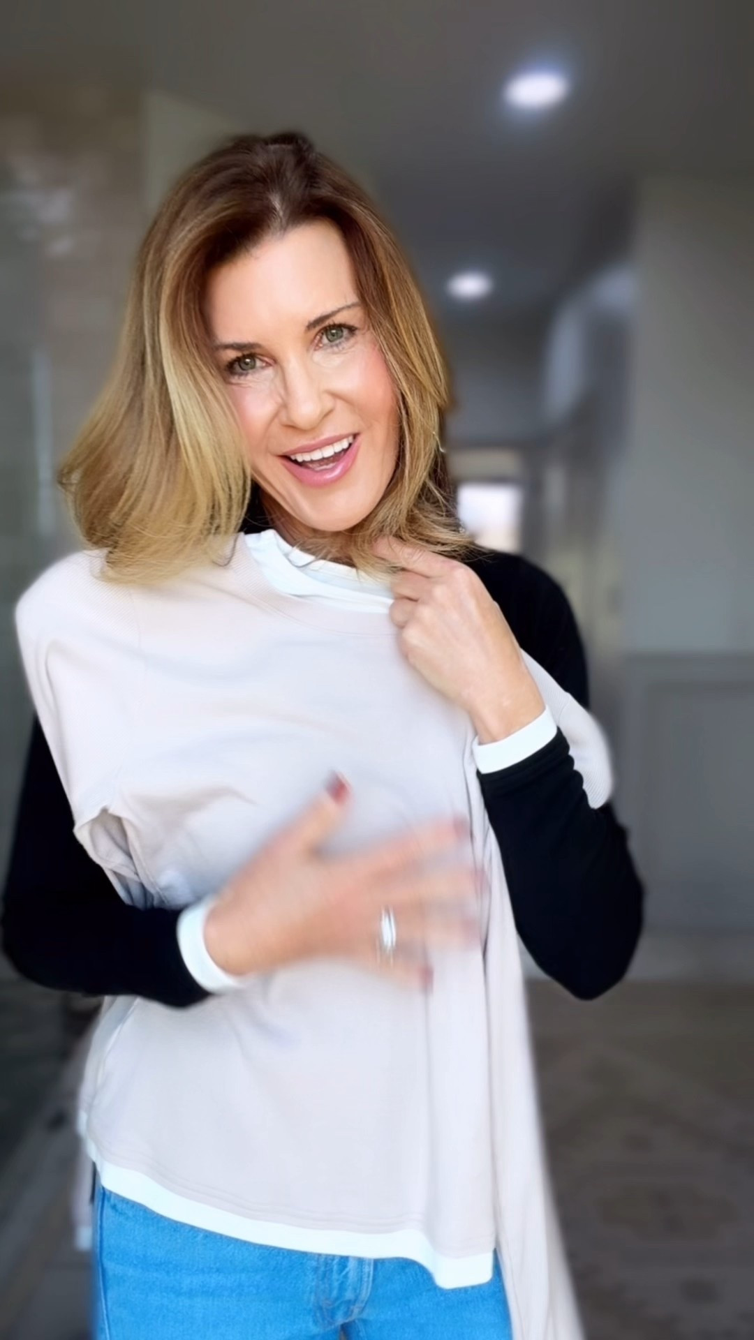 Be sure to size up! I bought this basic in both colors 

#LTKOver40