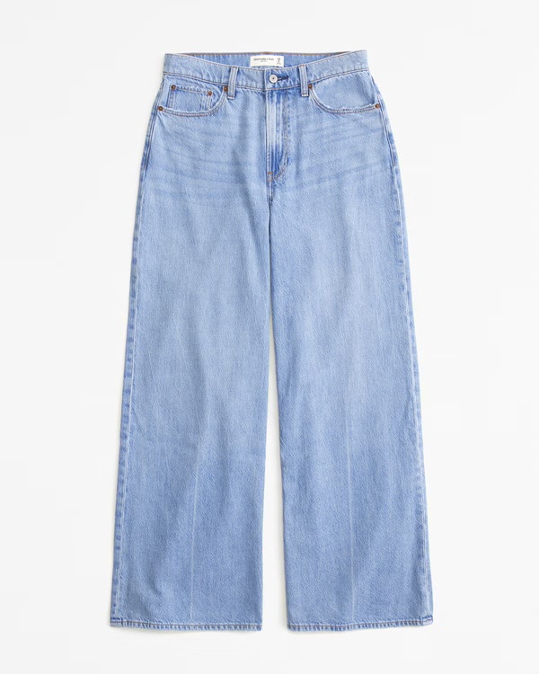 High Rise Wide Leg Jean | Abercrombie & Fitch (US)