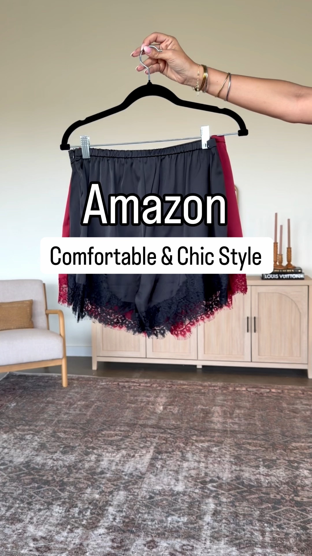 Love these lace shorts- so comfortable and chic. I have already wore them a ton! 
Wearing a medium 
Top- medium 
Sweater- small

#LTKootd #LTKU #LTKOver40