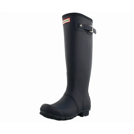 Hunter Women s Waterproof Tall Matte Rain Boots Navy Size 6 | Walmart (US)