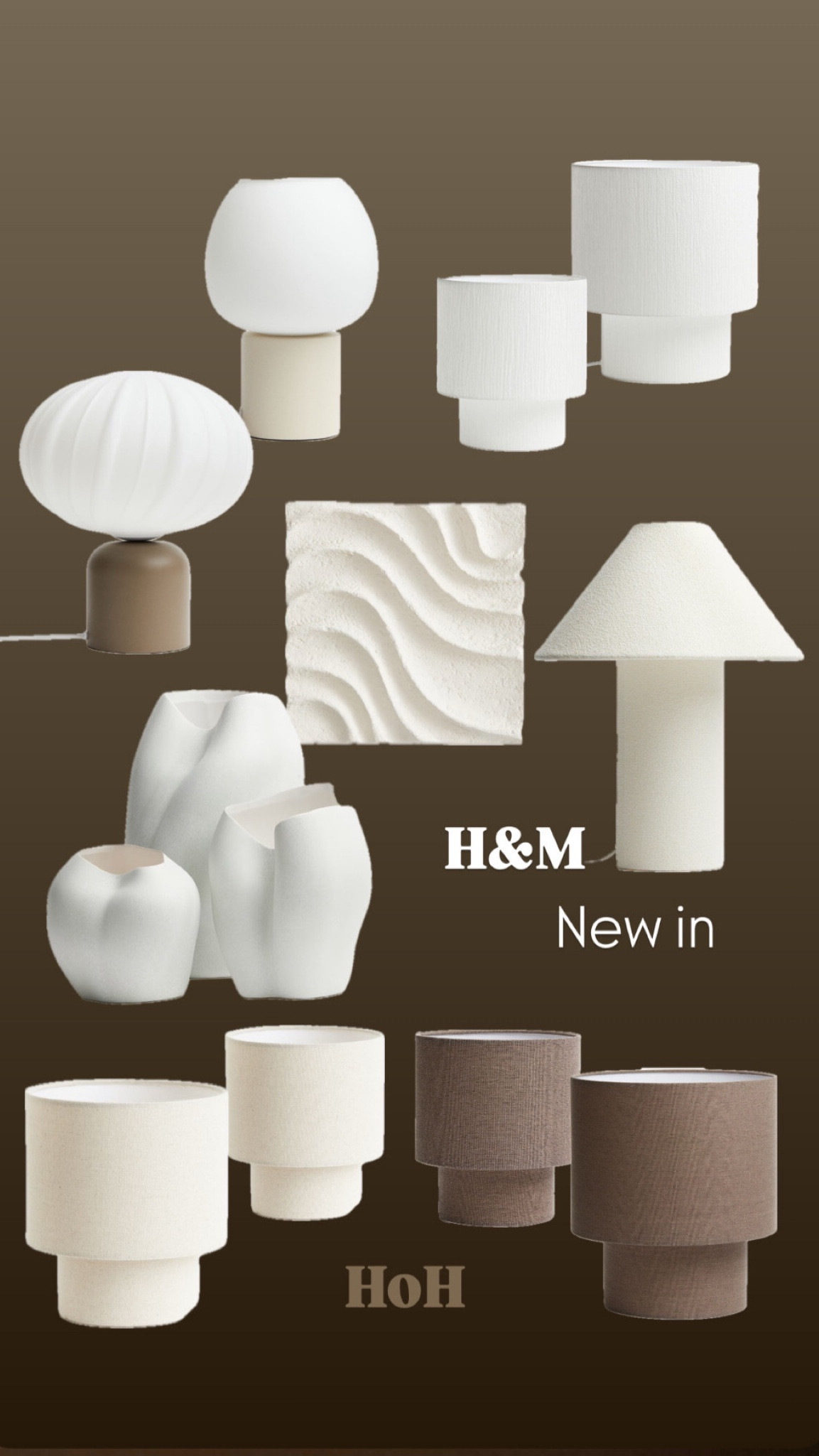 H&M Home decor - New in

H&M have got the most beautiful new arrivals. 

#lamps #table lamps #boucle lamp #vases Home decor, neutral decor, home trends  

#LTKuk #LTKeurope #LTKhome