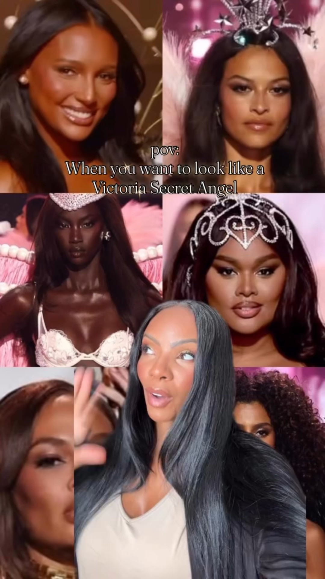 so you want to look like a
2025 Victoria Secret Angel then comment “SHOP” for custom colors used or “ANGEL2” below
for a list of all the extras #elegantmakeup #makeuptutorial #victoriassecret #makeupchallenge #victoriassecretangel