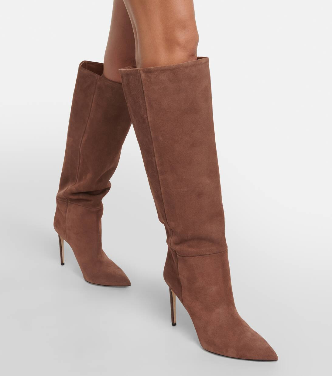 Suede knee-high boots | Mytheresa (US/CA)