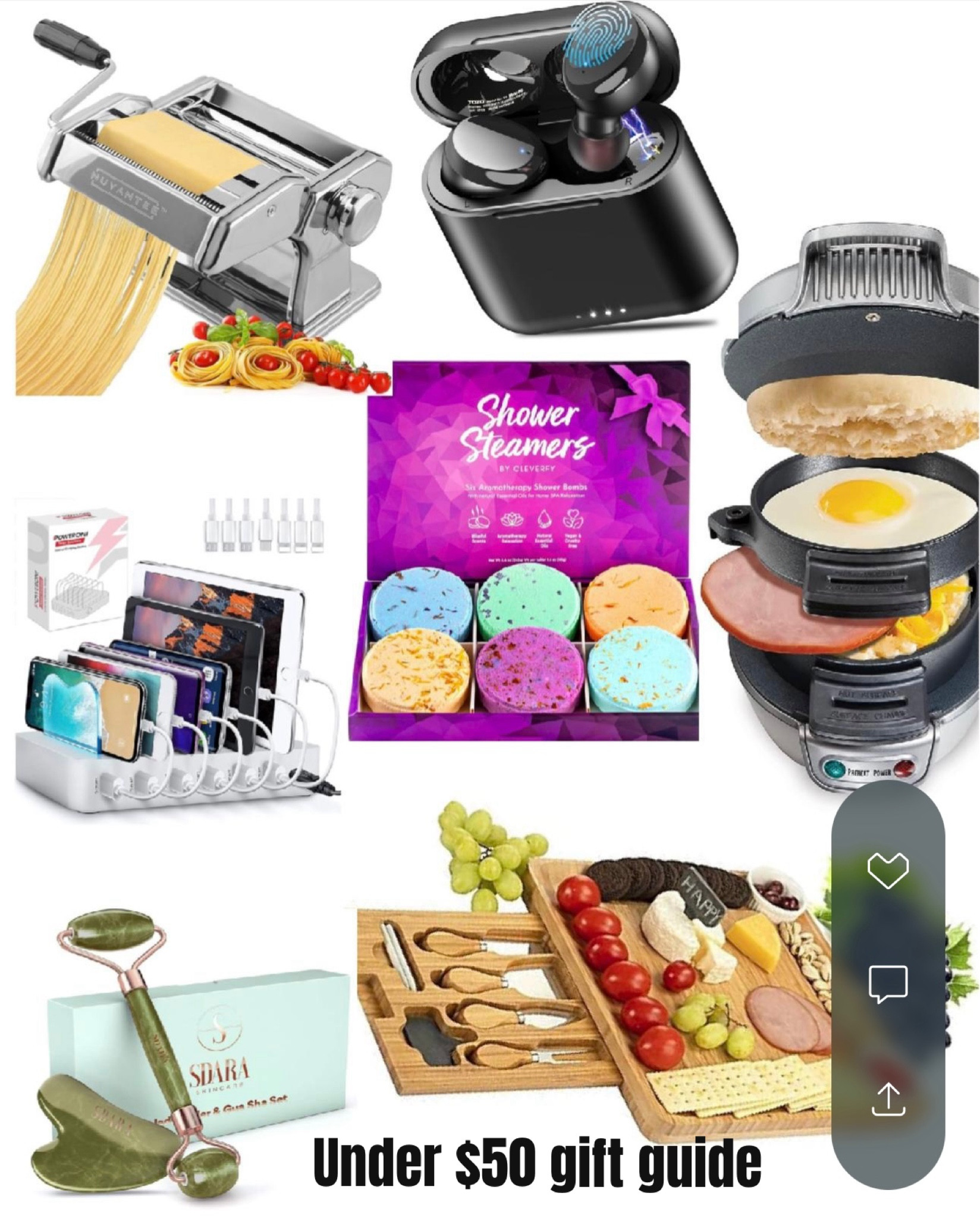 Gift guide under $50💕
Earbuds | sandwich maker | cheese board | Blanket | pasta maker | vanity mirror | mug warmer

#LTKHoliday #LTKfindsunder50 #LTKGiftGuide