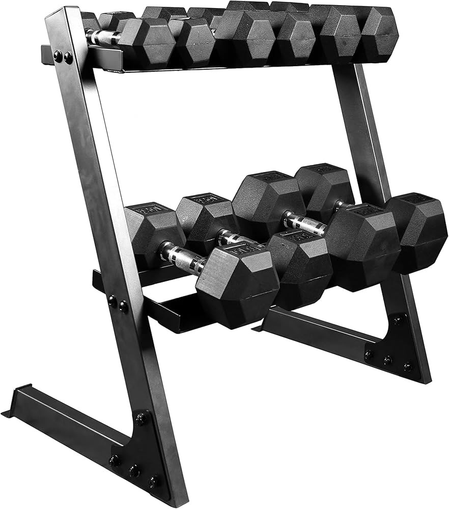 Dumbbell Weights Set and Storage Rack Tree Hex Dumbbells for Men and Women Both Home Commercial G... | Amazon (UK)