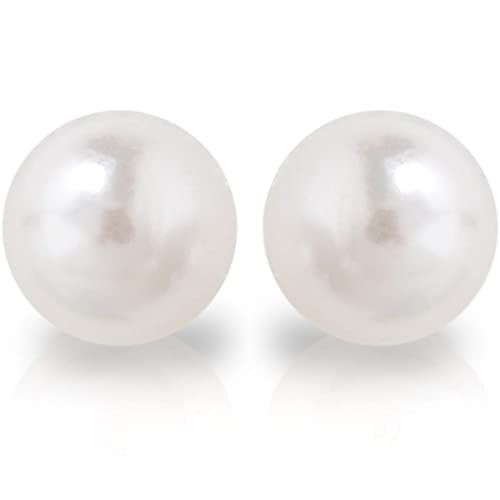 Humble Chic Simulated Pearl Studs - Big Classic Faux Round Oversized Ear Stud Earrings for Women | Amazon (US)