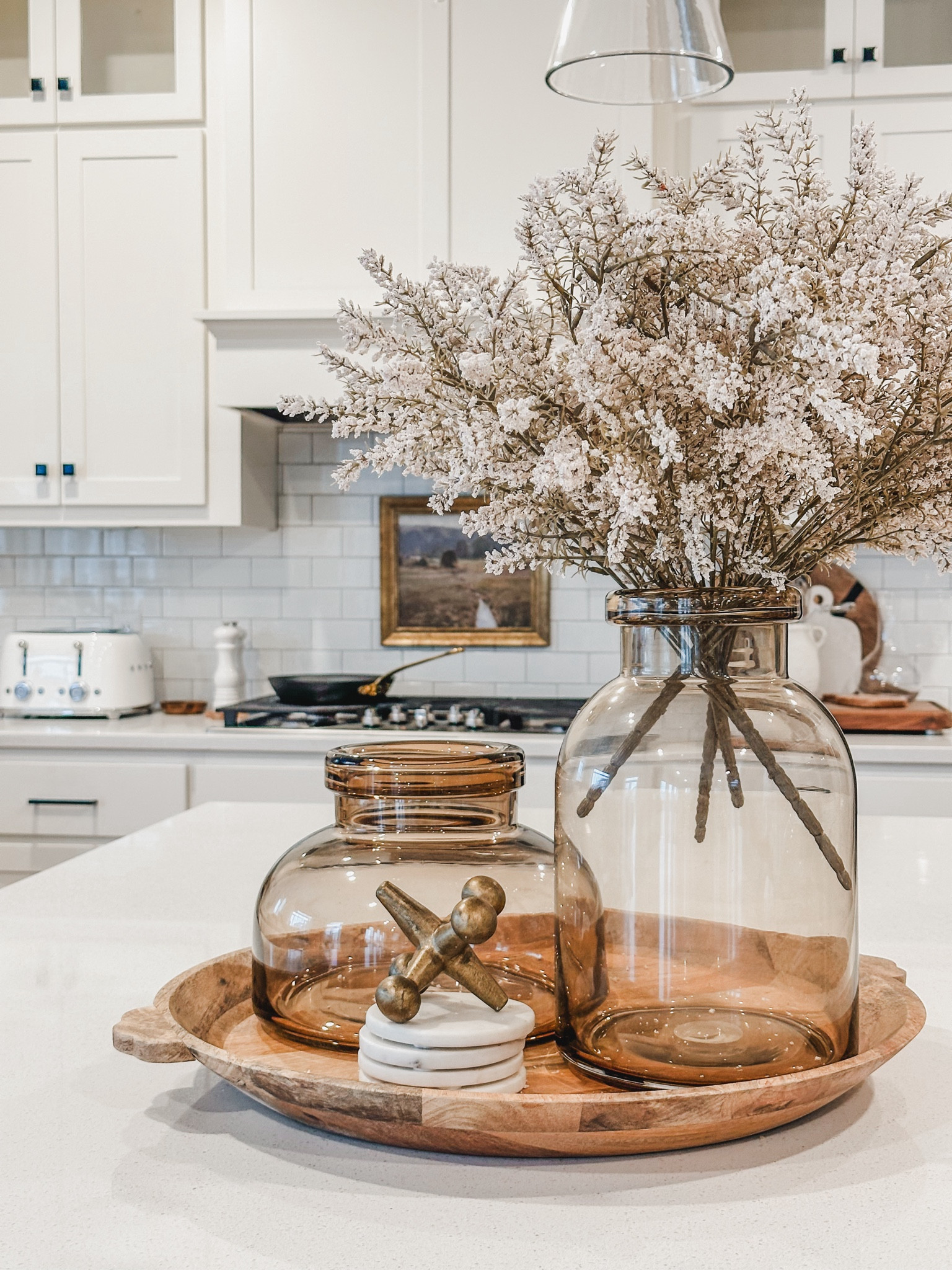 Target glass vase 
Faux berry bush stems 
Simple home decor 



#LTKstyletip #LTKhome #LTKSeasonal