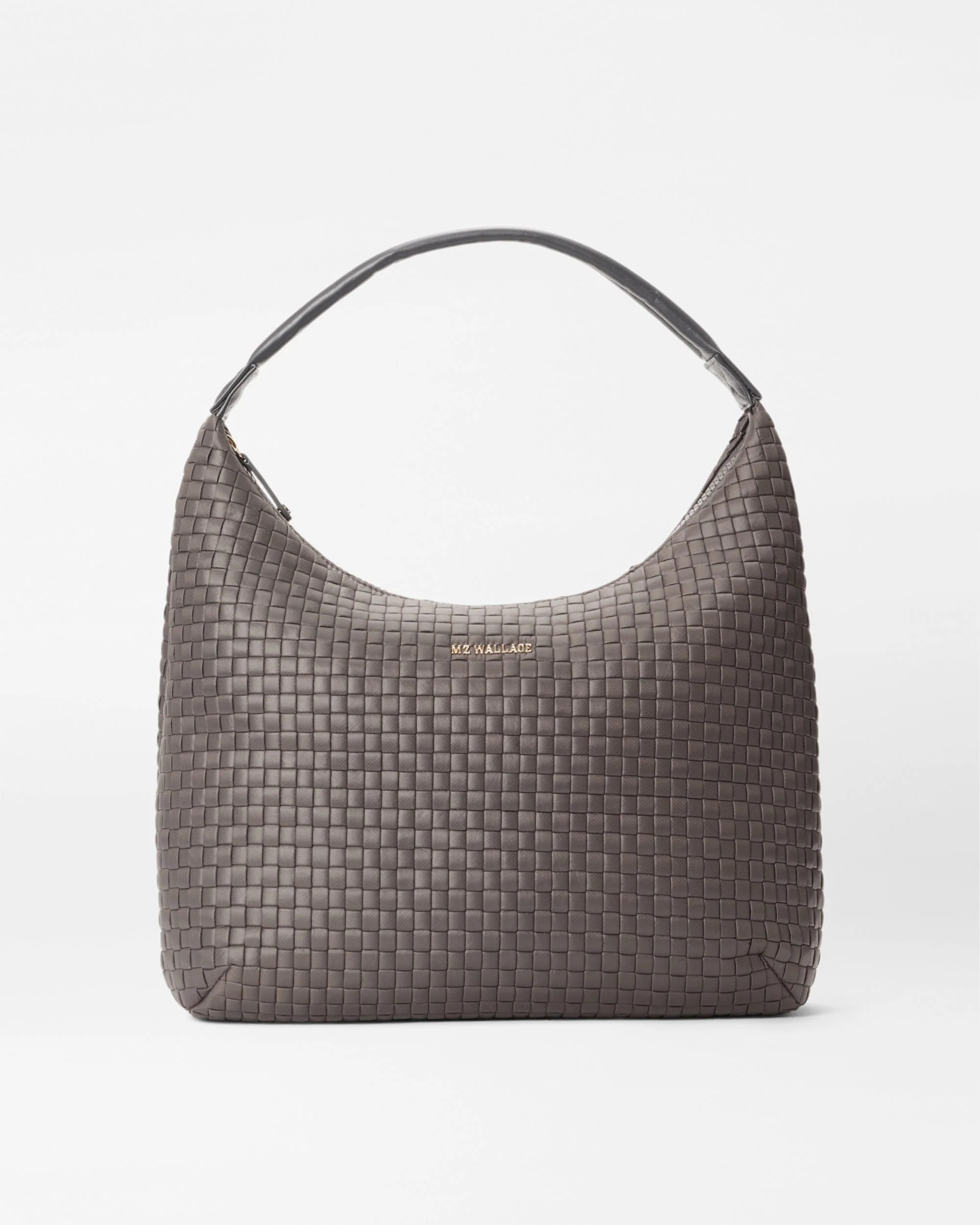 MZ Wallace Magnet Gray Large Woven Shoulder Bag | MZ Wallace | MZ Wallace