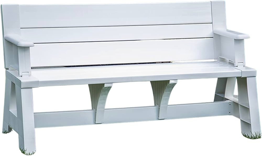 Gen 1 2-in-1 Outdoor Convertible Bench to Picnic Table | Space-Saving, Weather-Resistant Patio Fu... | Amazon (US)