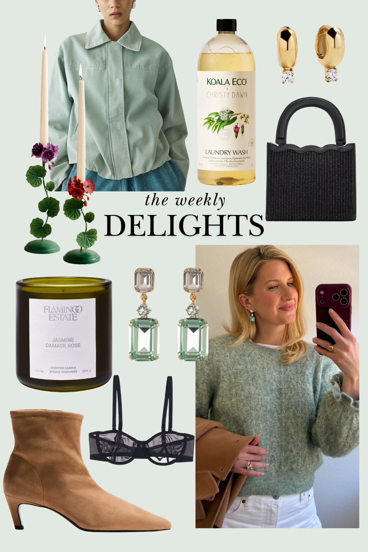 the prettiest earrings, the candlesticks in my cart, my new favorite candle, and more… 💚

#LTKHome #LTKSeasonal