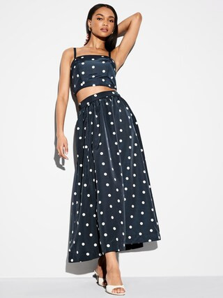 The Occasion by Old Navy High-Waisted Taffeta Midi Skirt | Old Navy (CA)