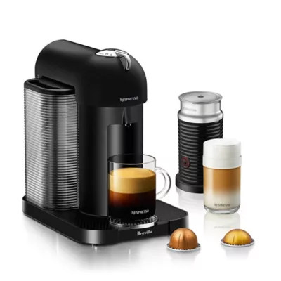 Nespresso® by Breville® VertuoLine Coffee and Espresso Maker Bundle in Matte Black | Bed Bath & Beyond