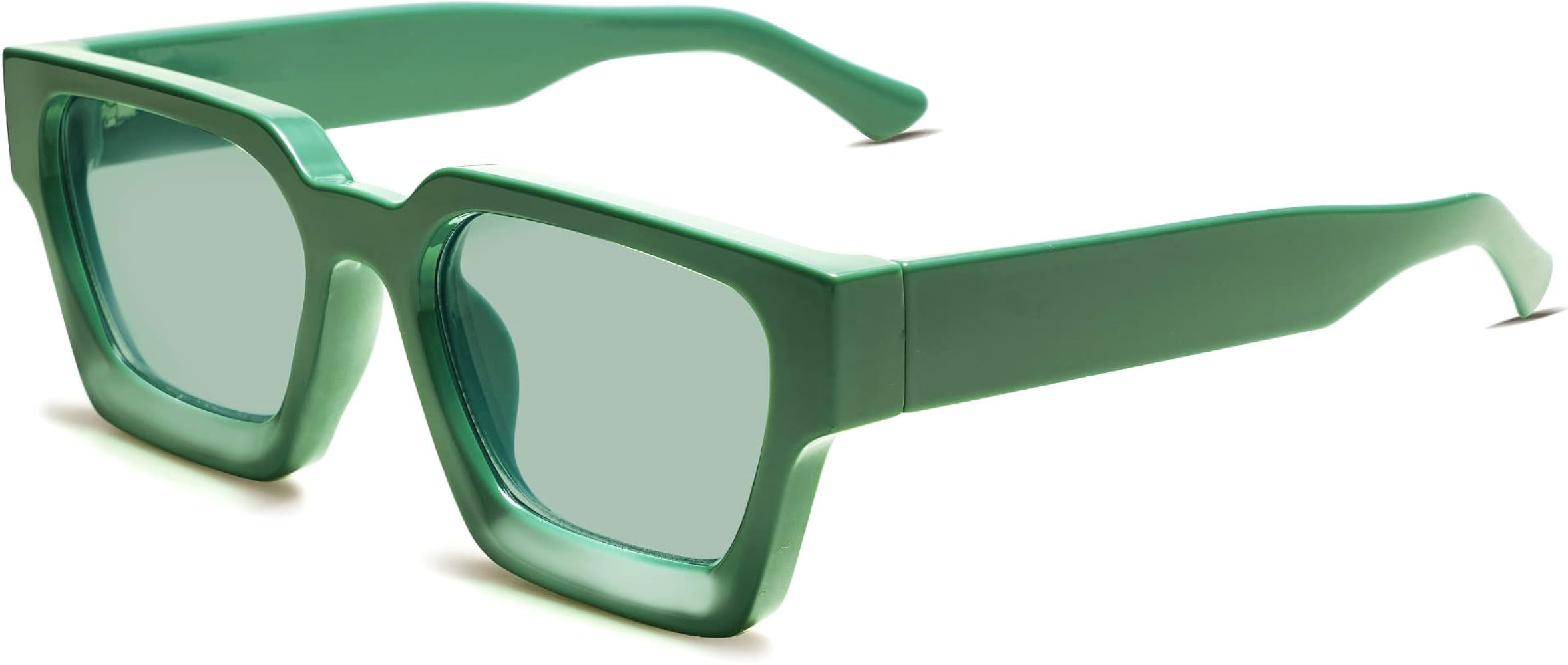 VANLINKER Thick Square Sunglasses for Men Women Retro Chunky Rectangle Shades UV400 Protection VL... | Amazon (US)