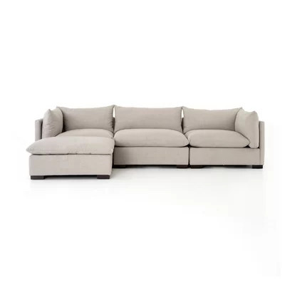 Southwold 117" Reversible Sectional with Ottoman | Perigold
