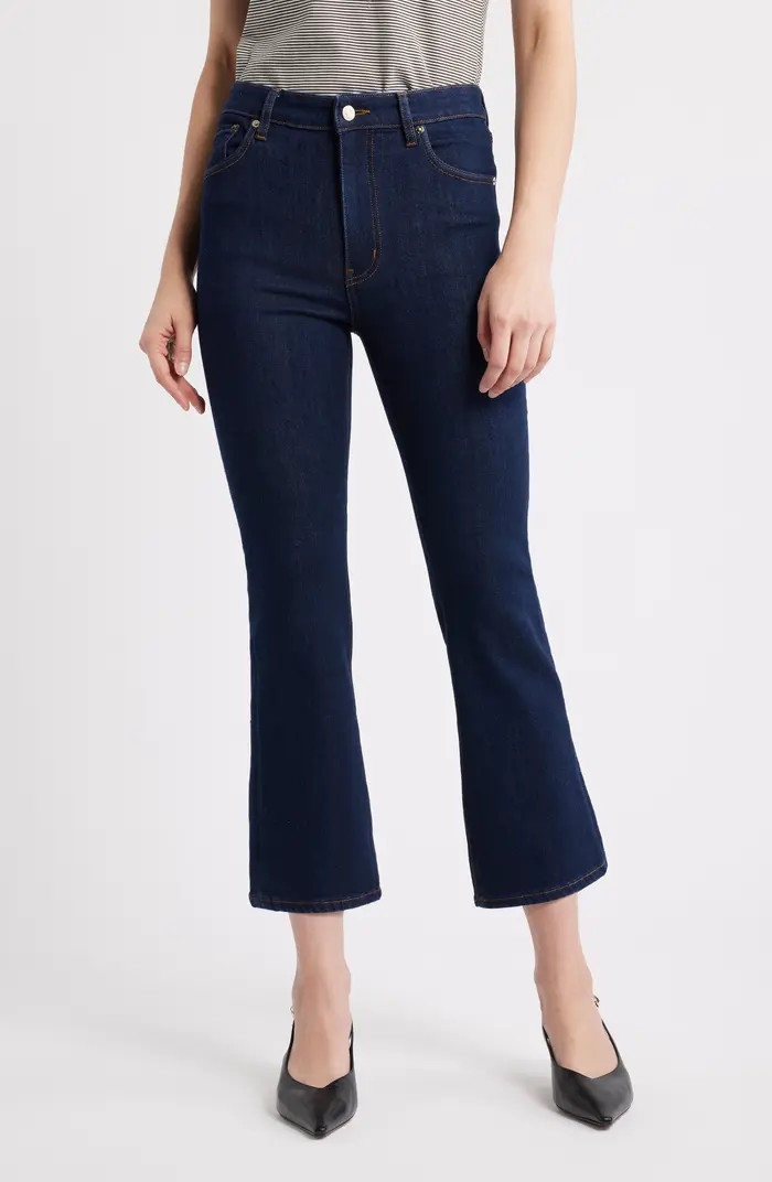 The Reboot High Waist Crop Flare Jeans | Nordstrom