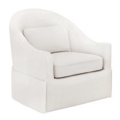 Martha 30.3 ″ Wide Upholstered Swivel Barrel Accent Chair | Wayfair North America