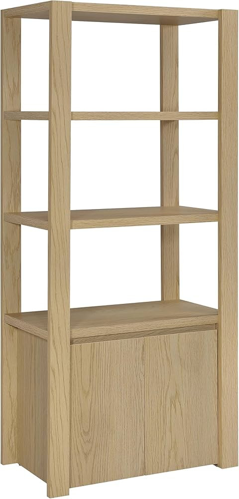 Coaster Home Furnishings - Laurelton - Wood - 3-Shelf Media Tower with Two Lower Doors, One Adjus... | Amazon (US)