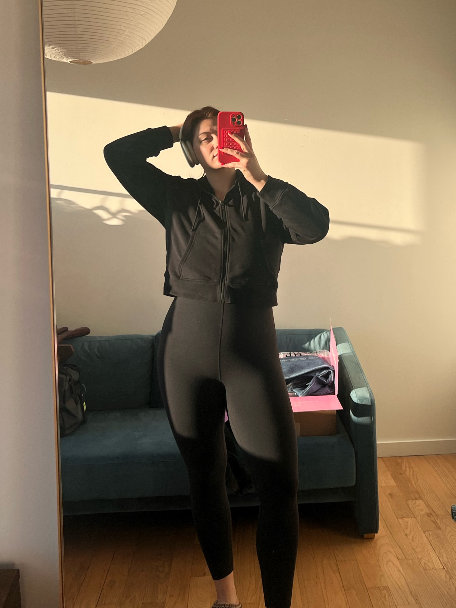 Jumpsuit - M 
Jacket - L