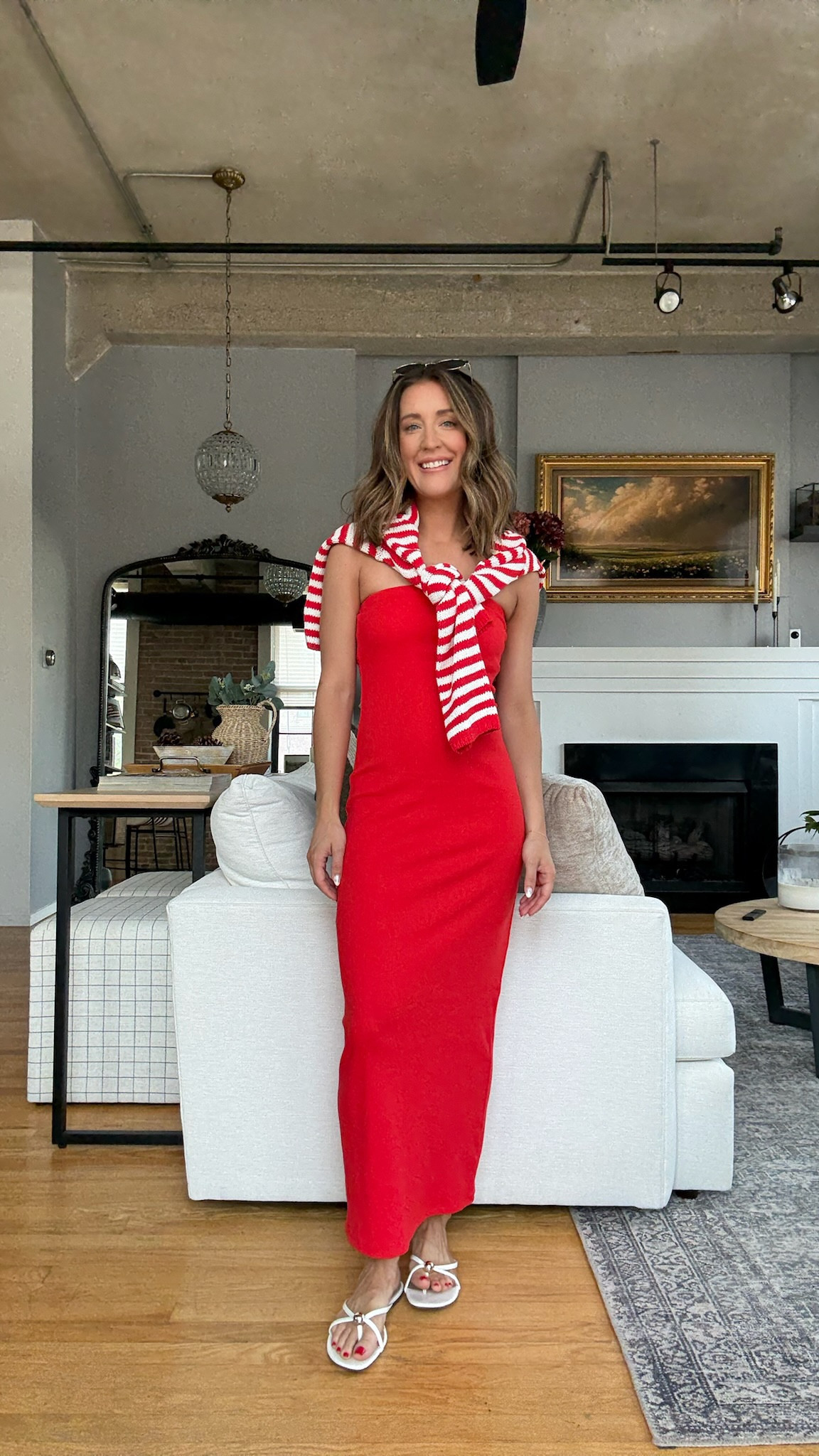 How cute is this Target striped sweater? Will be wearing all summer long. Styled it over a strapless dress to give a sweater and skirt look. Both fit TTS

#LTKStyleTip #LTKSummerEdit