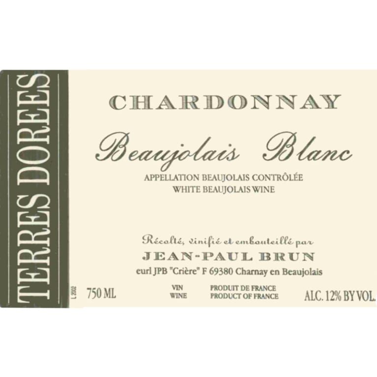 Jean-Paul Brun Domaine des Terres Dorees Beaujolais Blanc 2021 | Wine.com | Wine.com