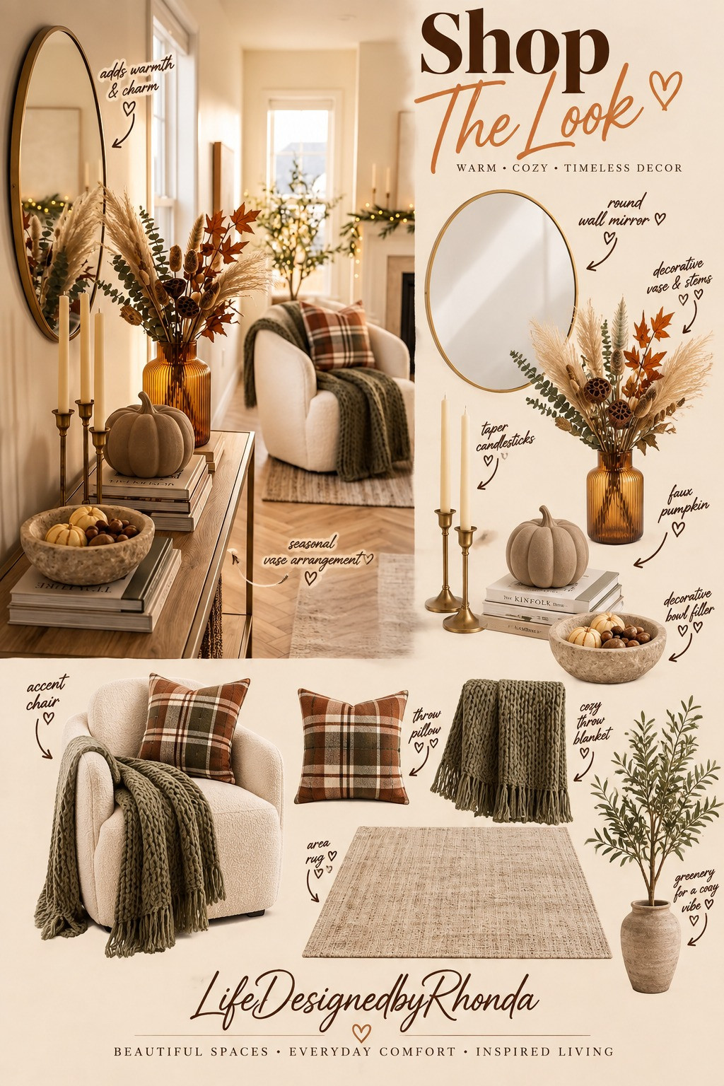 Shop the look and bring home warm, cozy and timeless decor for the season. 

 #LTKActive #LTKHome #LTKSaleAlert