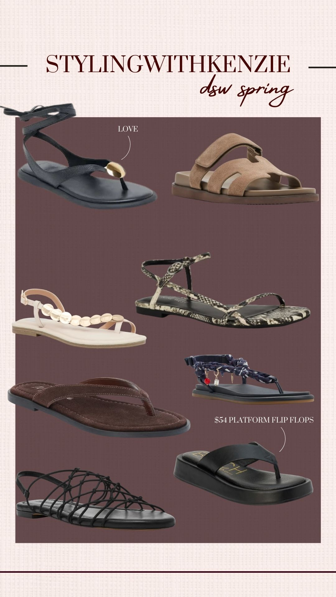 DSW SPRING SANDALS!!  

 #LTKSpringSale #LTKmomlife #LTKSeasonal